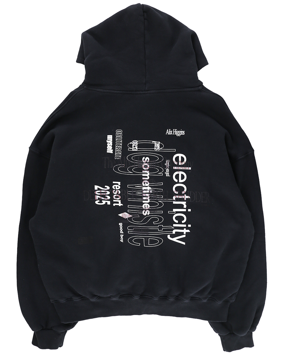 ALIX HIGGINS / アリックス・ヒギンズ - HOODIE (BLACK) | RADD LOUNGE