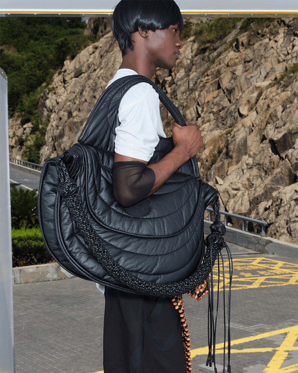 nutemperor バック NUTEMPEROR / ナットエンペラー - BLACK BAG (BLACK) | RADD LOUNGE