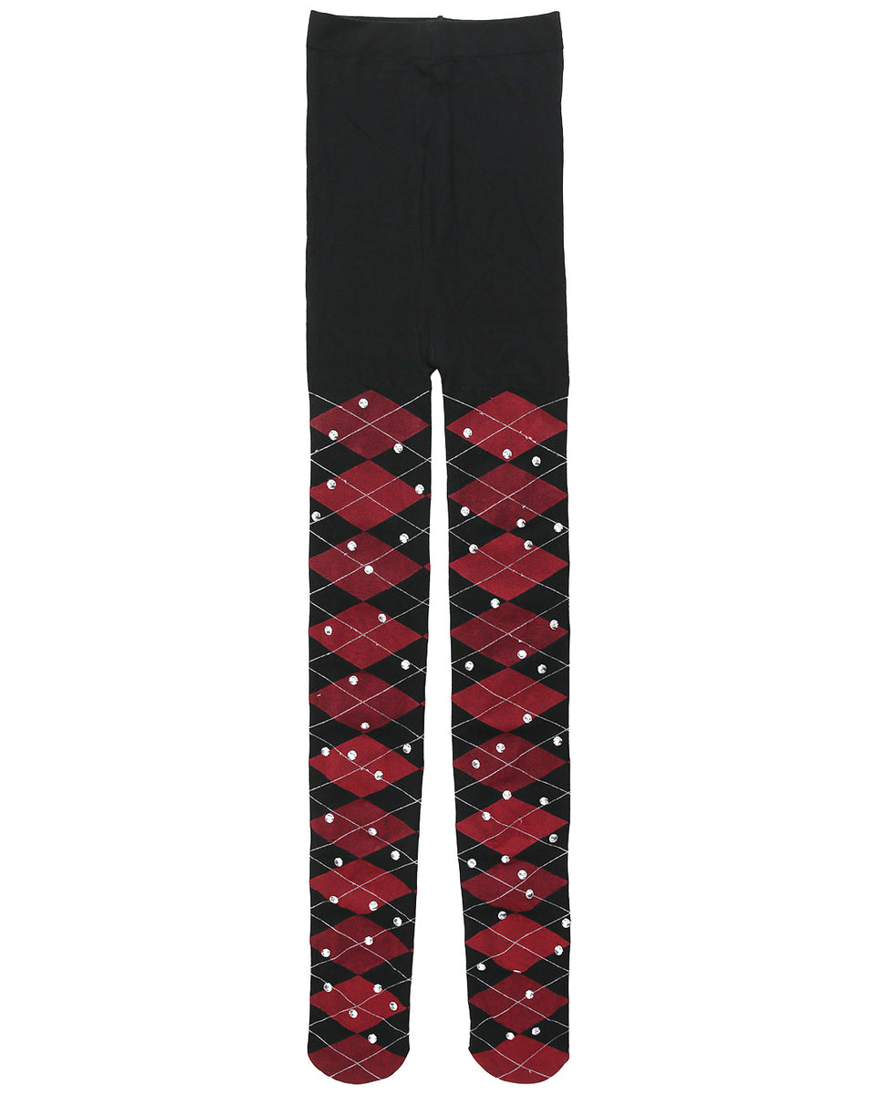 CHOPOVA LOWENA / チョポヴァ・ロウェナ - RED ARGYLE TIGHTS (RED