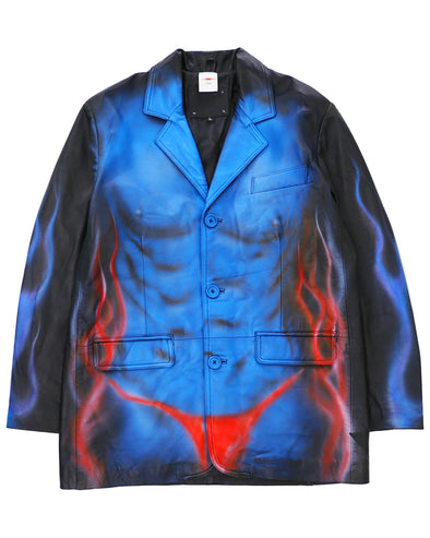 TAILORED LEATHER JACKET (BODY AND FIRE) RADD LOUNGE 限定