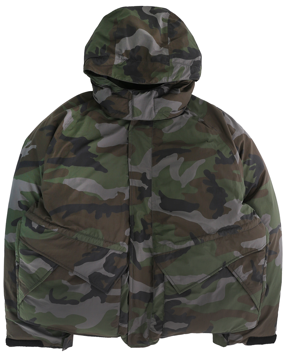 DINGYUN ZHANG / ディンユー・チャン - DOWN PARKA (CAMO) | RADD LOUNGE