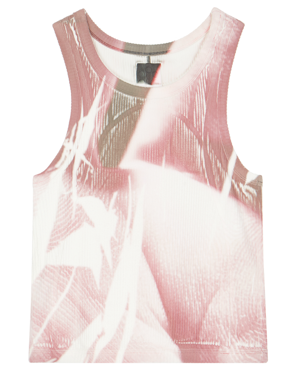 NUTEMPEROR / ナットエンペラー - DULL-RED TANK (WHITE) | RADD LOUNGE