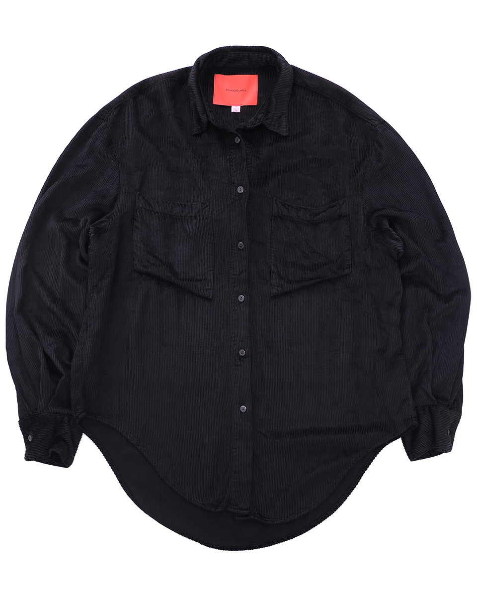 ECKHAUS LATTA / エコーズラッタ - RIDGE SHIRT (OBSIDIAN) | RADD LOUNGE