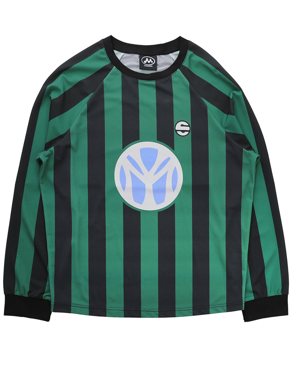 MOWALOLA Love Nigeria ロンT L MOWALOLA / モワローラ - LAGOS FOOTBALL TEE (GREEN) | RADD LOUNGE