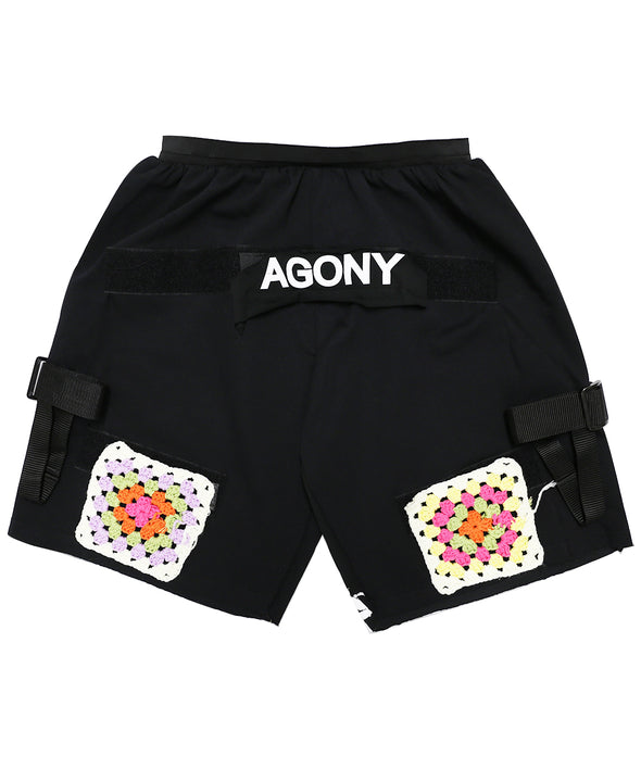 SECTOR 7 x CLOUDS TECHNICAL SHORTS (BLACK) RADD LOUNGE 限定