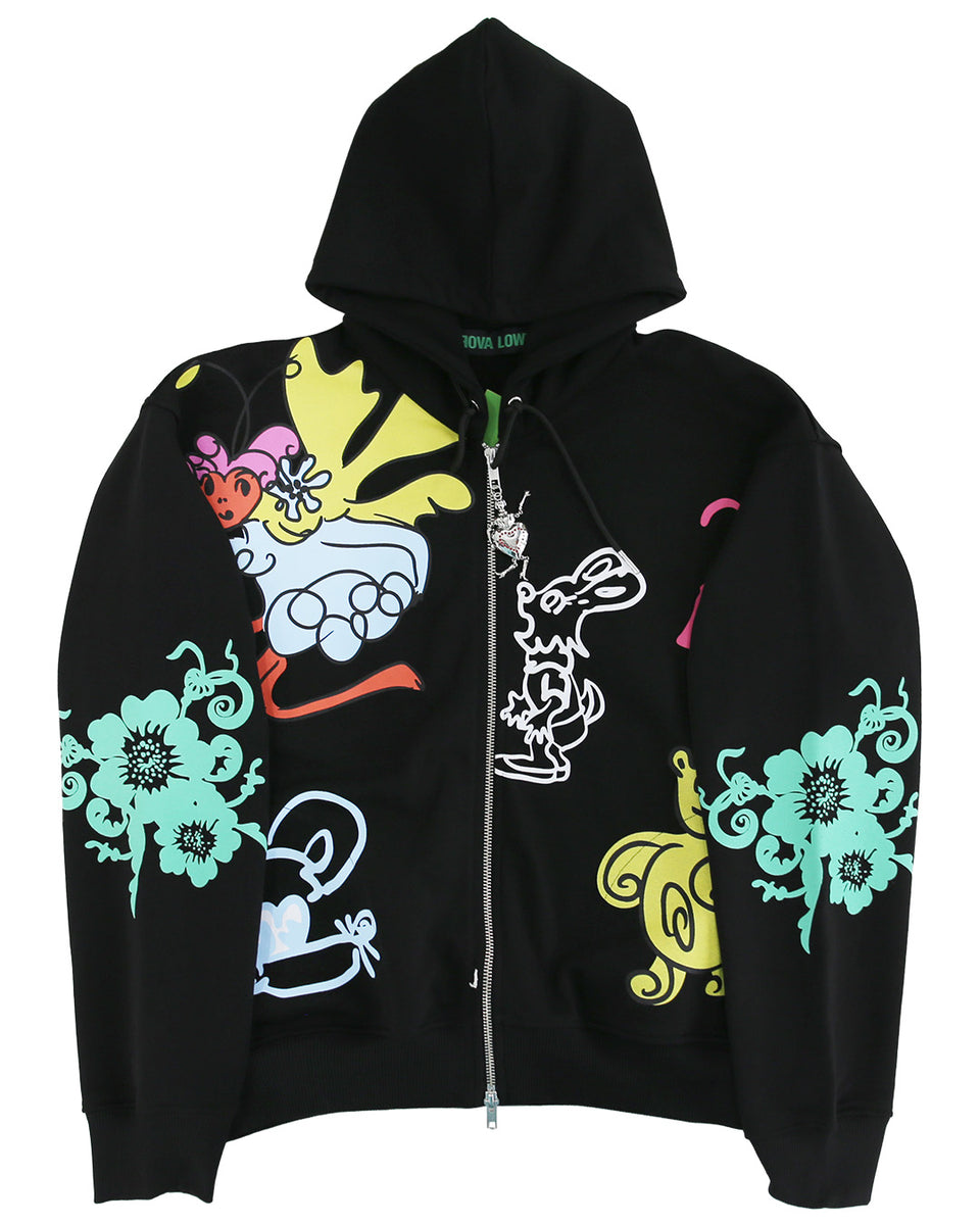 CHOPOVA LOWENA / チョポヴァ・ロウェナ - FRIENDS OF CL ZIP HOODIE