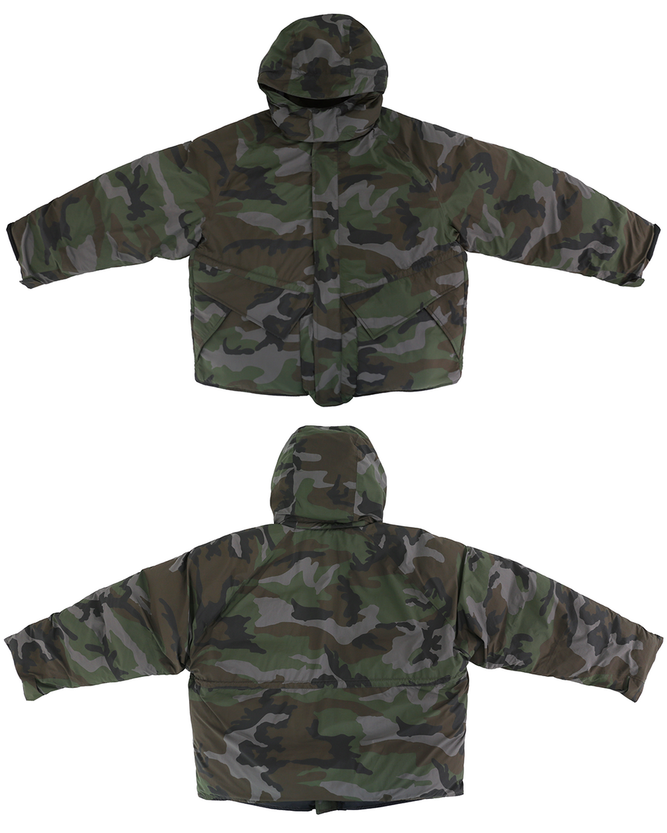 DINGYUN ZHANG / ディンユー・チャン - DOWN PARKA (CAMO) | RADD LOUNGE