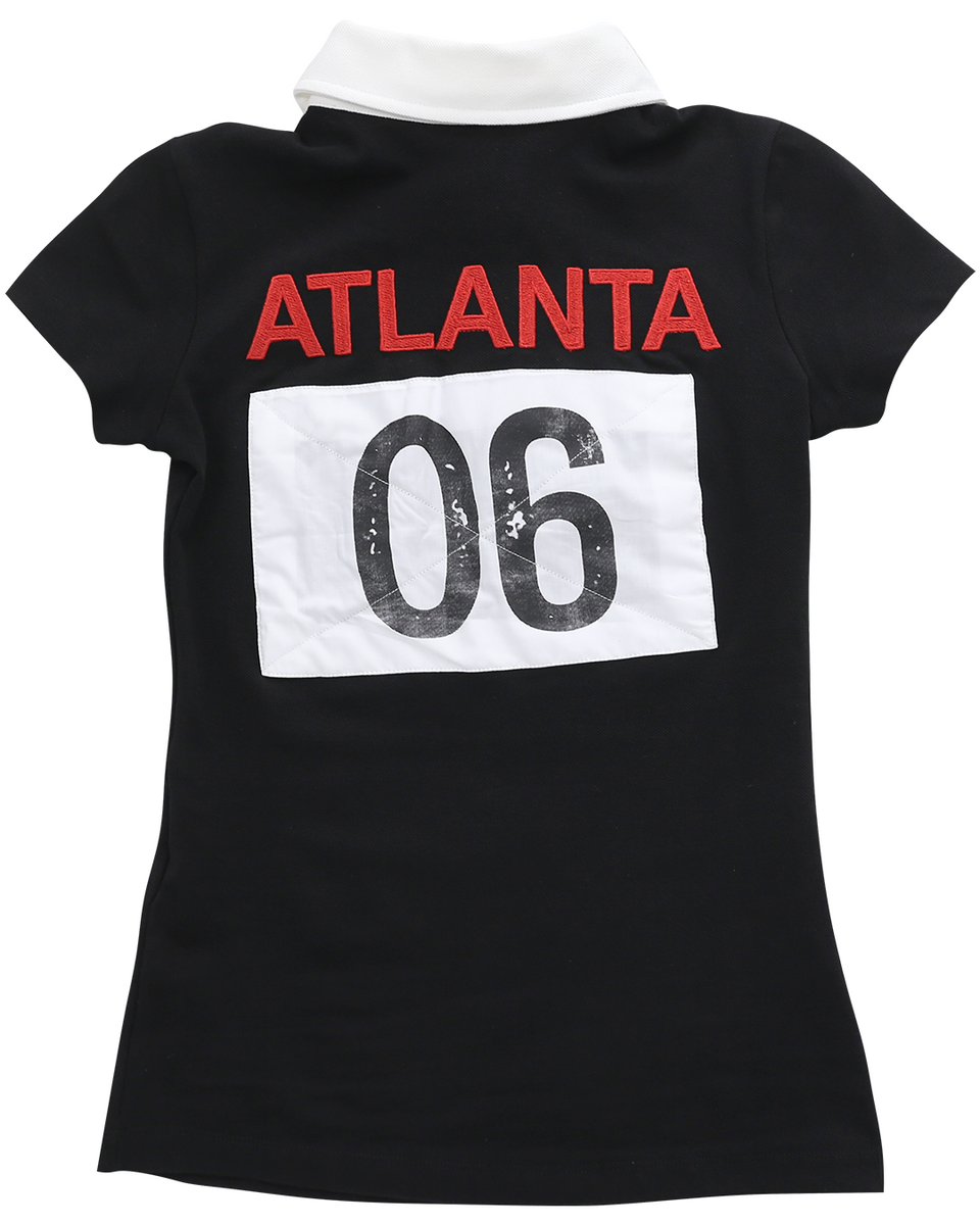 MOWALOLA / モワローラ - ATL WOMENS POLO (BLACK) | RADD LOUNGE