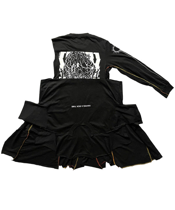 CLOUDS x SECTOR 7 DRESS (BLACK) RADD LOUNGE 限定