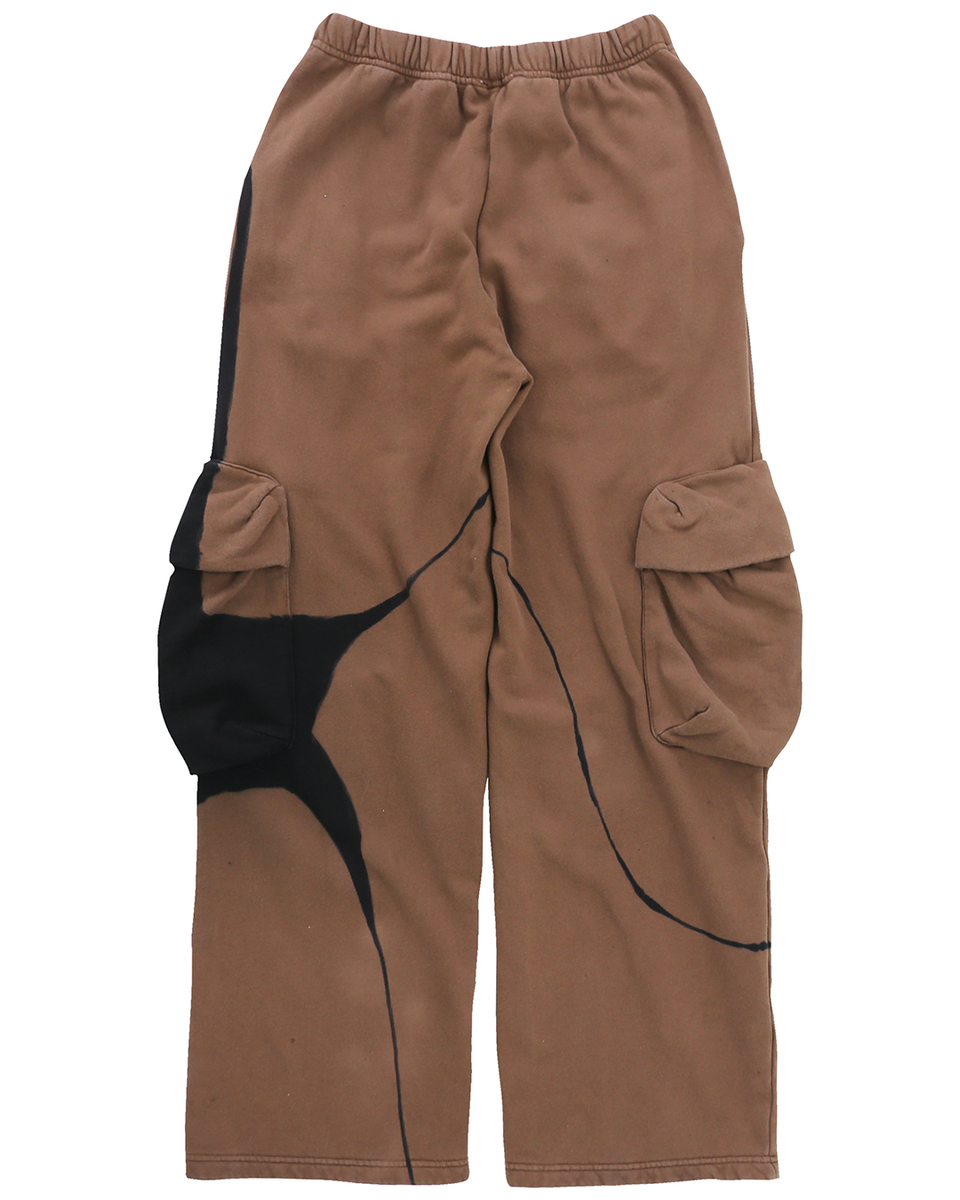 COLLINA STRADA / コリーナ・ストラーダ - CARGO SWEAT PANTS (EARTH