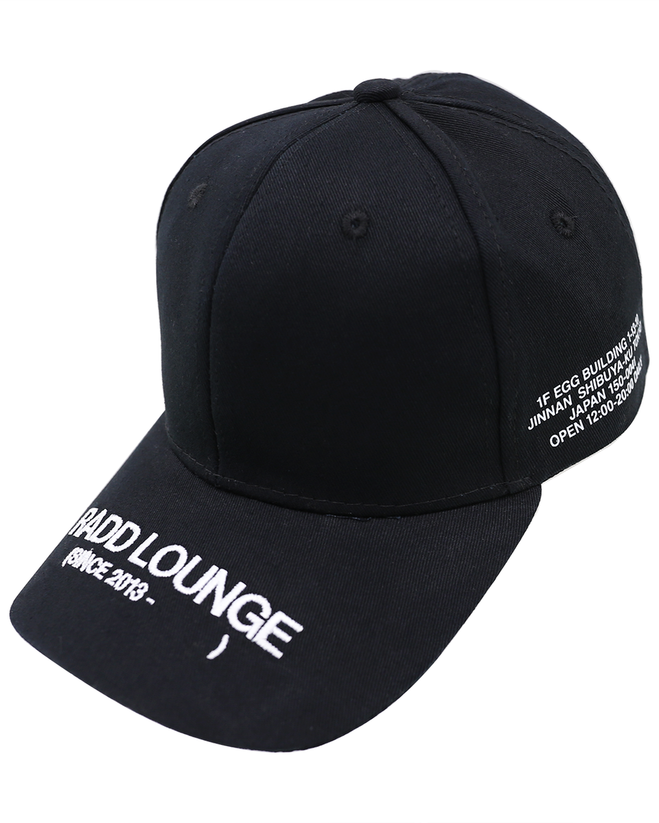【vivi】P.L.N ブラックキャップ radd lounge RADD LOUNGE CAP (BLACK) RADD LOUNGE 限定