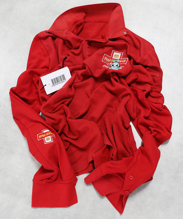 CUT UP POLO LONG SLEEVE (RED1)
