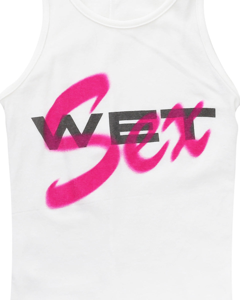 MOWALOLA / モワローラ - MOWALOLA × YEEZY - WET SEX TANK (WHITE
