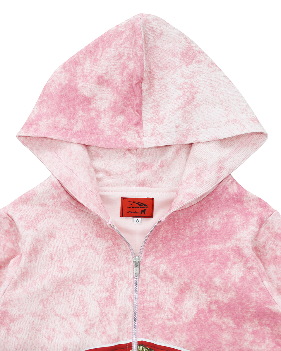 UV protection zip hoodie ピンク LA MASKARADE / ラ・マスカレード - PNY SWEAT ZIP HOODIE (PINK) RADD