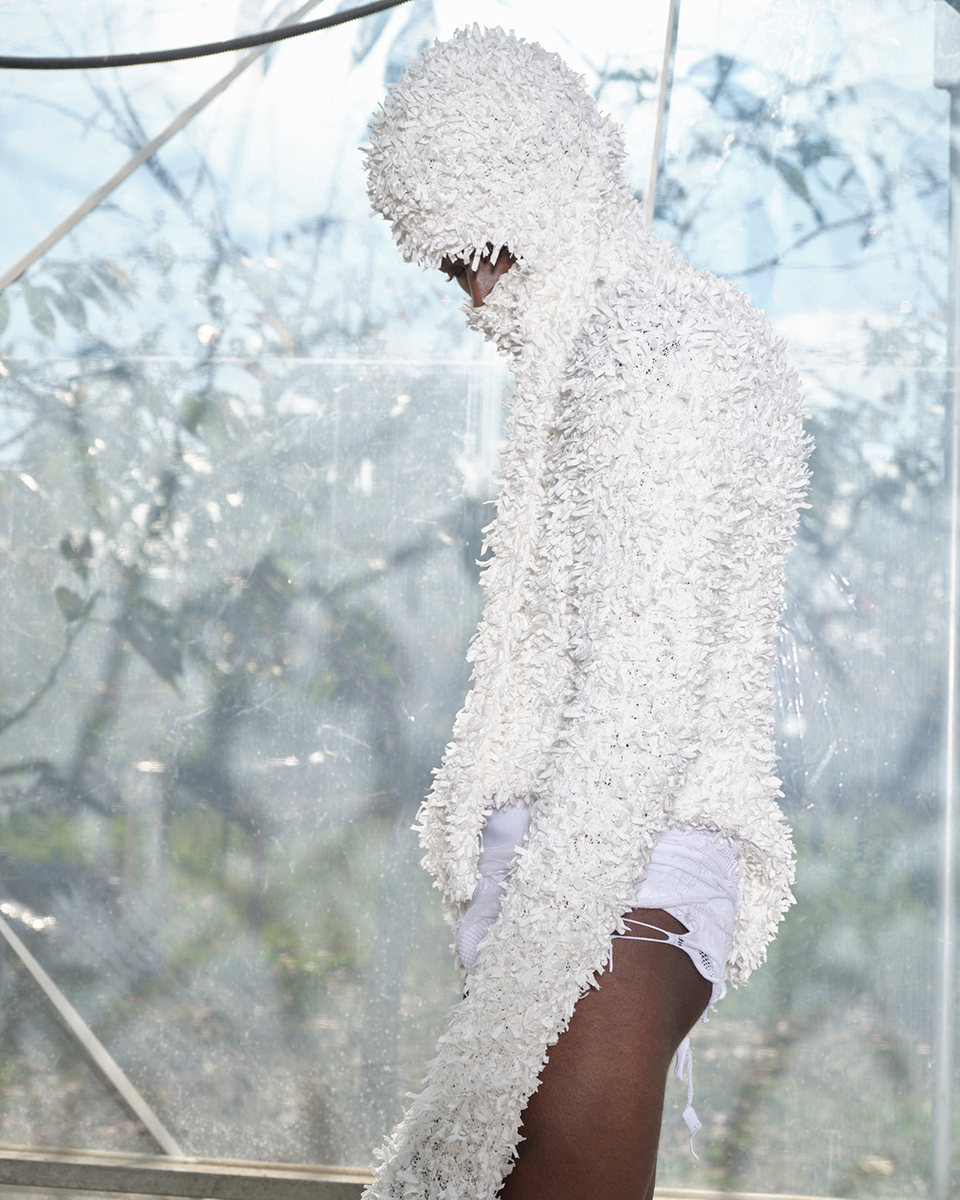 NUTEMPEROR / ナットエンペラー - MOCK NECK SWEATER (WHITE) | RADD