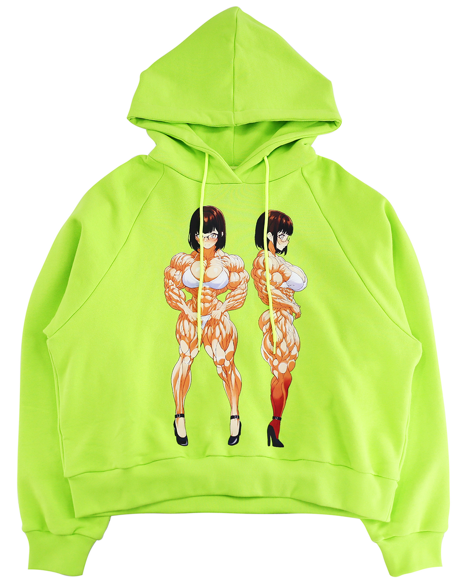 NIK KOSMAS / ニックコスマス - MUSCLE 2 GIRL HOODIE with Amanda del