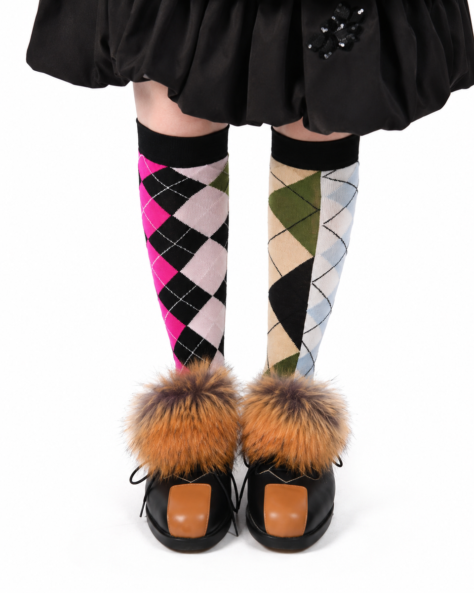 CHOPOVA LOWENA / チョポヴァ・ロウェナ - MULTI ARGYLE LONG SOCKS