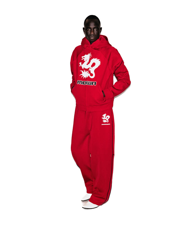 MOWALOLA / モワローラ - ZUSHI TRACK PANTS (RED) | RADD LOUNGE