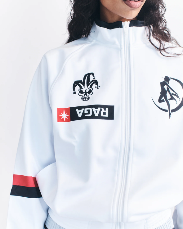 BURBS ZIP UP (WHITE)