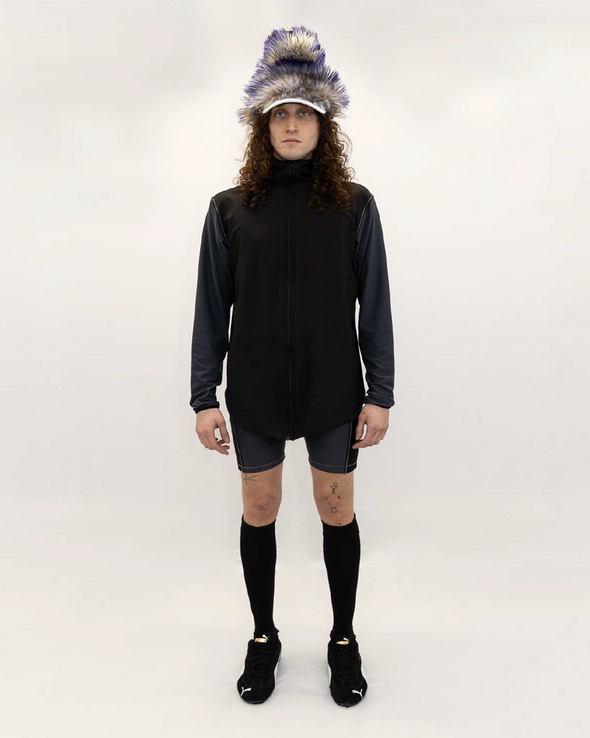 ELF CAP (PURPLE/BROWN)