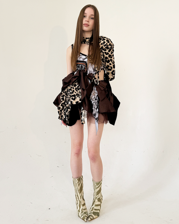 PREDATOR DRESS (BROWN) RADD LOUNGE LIMITED