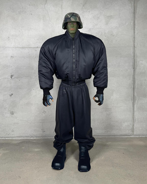 OVERSIZED BOMBER JACKET (BLACK)