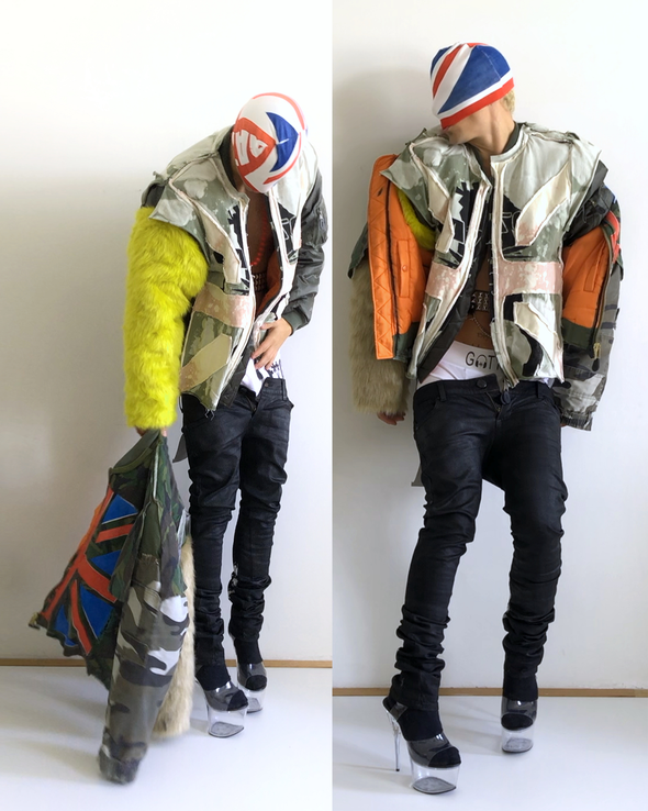 HARDCORE JACKET (RED CAMO) RADD LOUNGE LIMITED