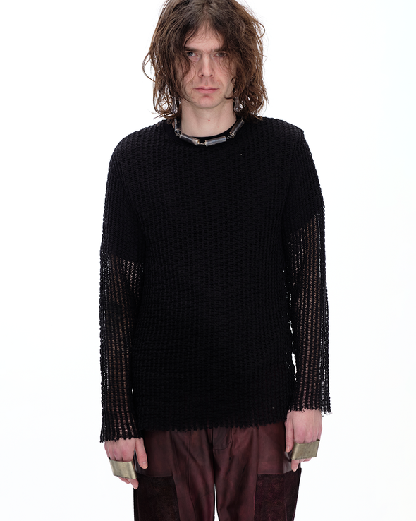 MESH LAYER T-SHIRT (BLACK)