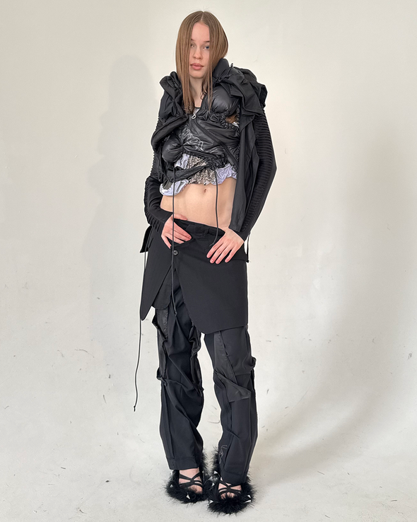 ABYSS TROUSERS 4 (BLACK) RADD LOUNGE 限定