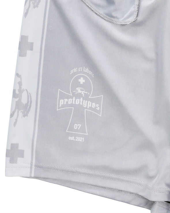 INSIDE-OUT FOOTBALL SHORTS (GREY)