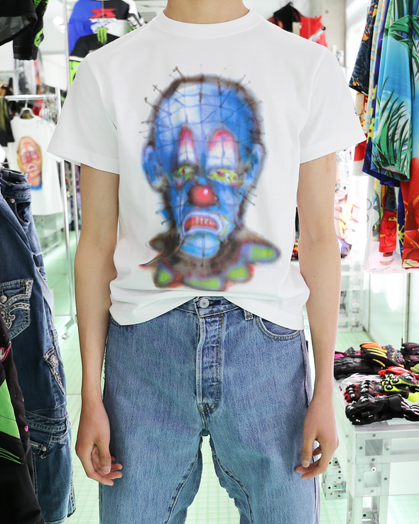 MAGE CYBORG T-SHIRT with mino luchena (WHITE) RADD LOUNGE LIMITED