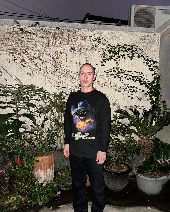 LOVE+LONG SLEEVE (BLACK) RADD LOUNGE 限定