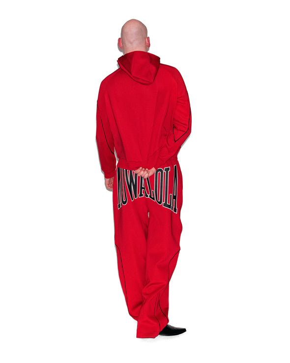 MOWALOLA / モワローラ - ZUSHI TRACK PANTS (RED) | RADD LOUNGE