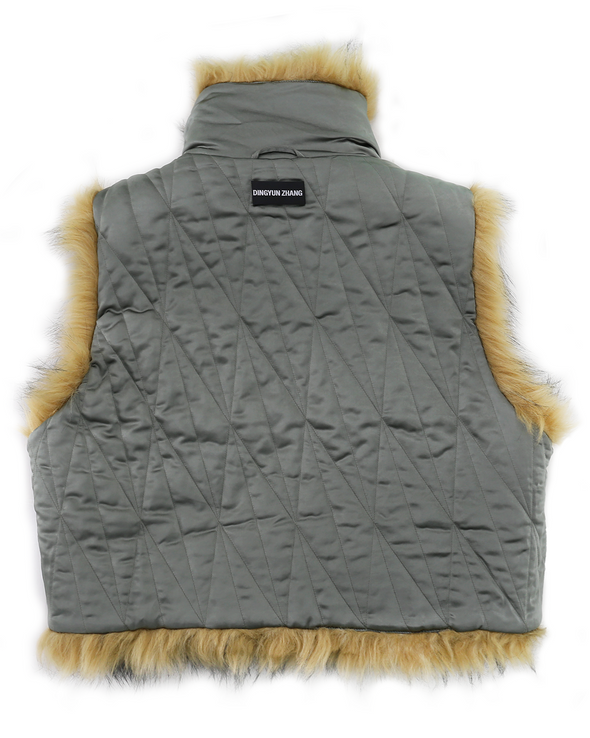 FUR VEST (BROWN)