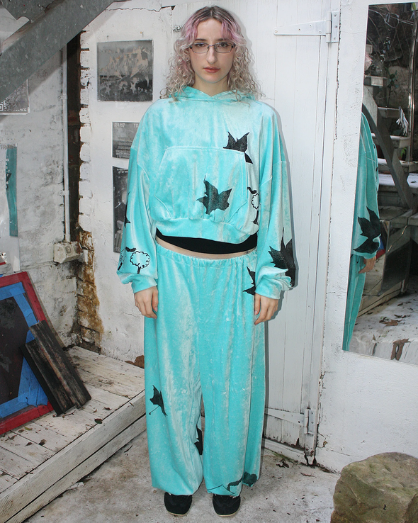 YUMMY MUMMY HOODIES (AQUA)