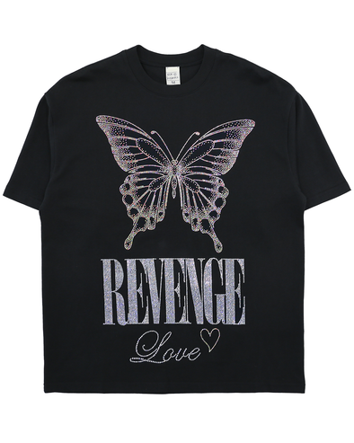 BUTTERFLY REVENGE T-SHIRT (BLACK) RADD LOUNGE 限定