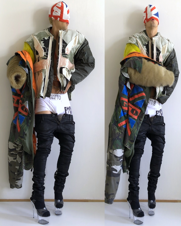 HARDCORE JACKET (RED CAMO) RADD LOUNGE LIMITED