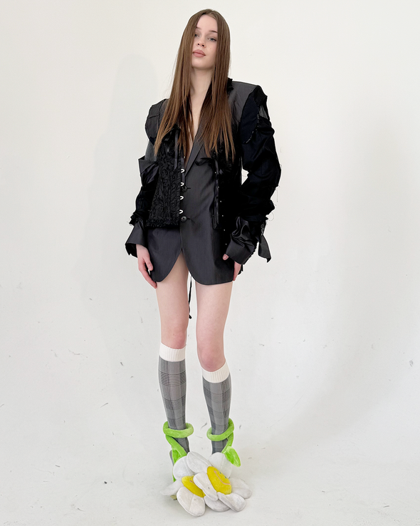 HEMATITE BLAZER (BLACK) RADD LOUNGE 限定
