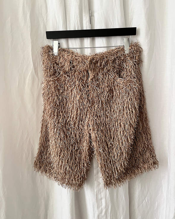 FURRY SHORTS (SHAGGY/COPPER) RADD LOUNGE 限定