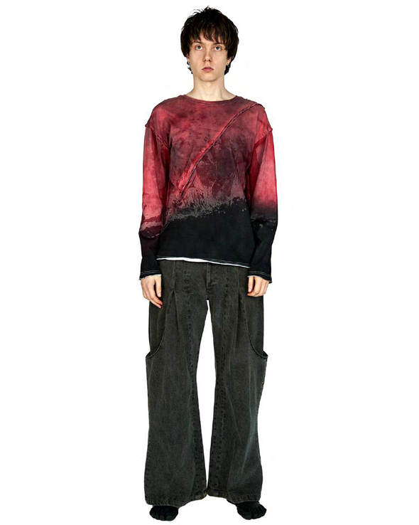 DARK SUN LONGSLEEVE (BLACK/RED)