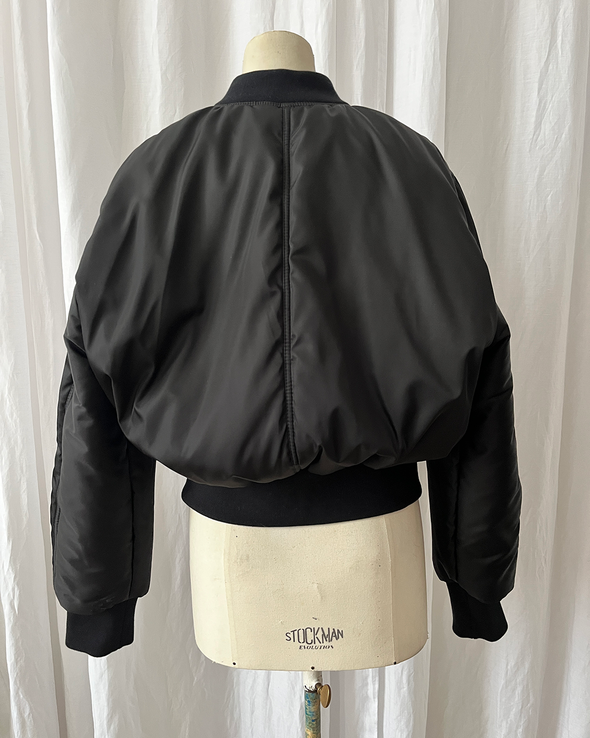 KIMONO FLIGHT JACKET (BLACK) RADD LOUNGE LIMITED