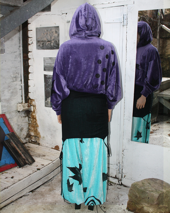 YUMMY MUMMY HOODIES (GRAPE)