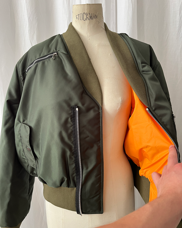 KIMONO FLIGHT JACKET (OLIVE) RADD LOUNGE LIMITTED
