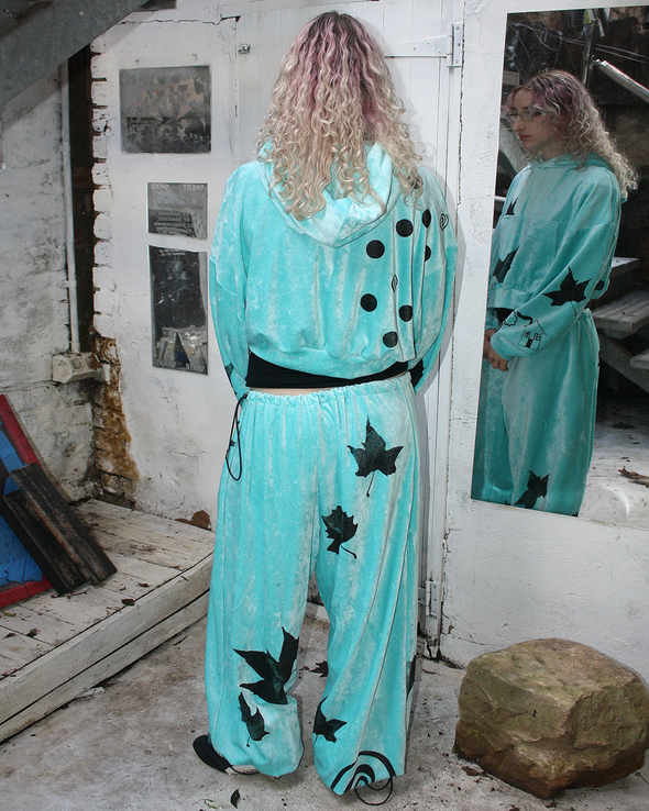 YUMMY MUMMY HOODIES (AQUA)