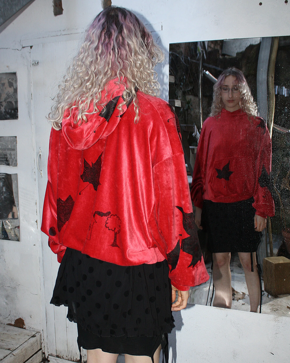 YUMMY MUMMY HOODIES (RED)