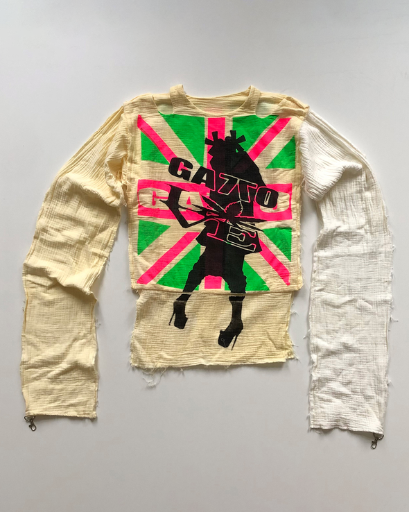 MUSLIN TOP LONGSLEEVE (UNION JACK 2) RADD LOUNGE 限定