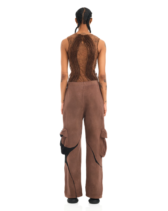 CARGO SWEAT PANTS (EARTH STARDUST)