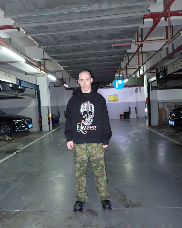 DEATH QUEEN HOODIE (BLACK) RADD LOUNGE 限定