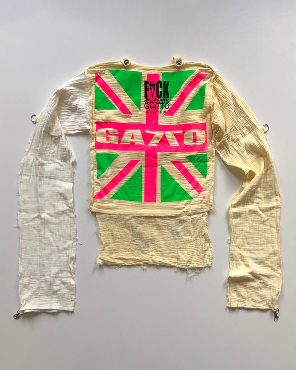 MUSLIN TOP LONGSLEEVE (UNION JACK 2) RADD LOUNGE 限定