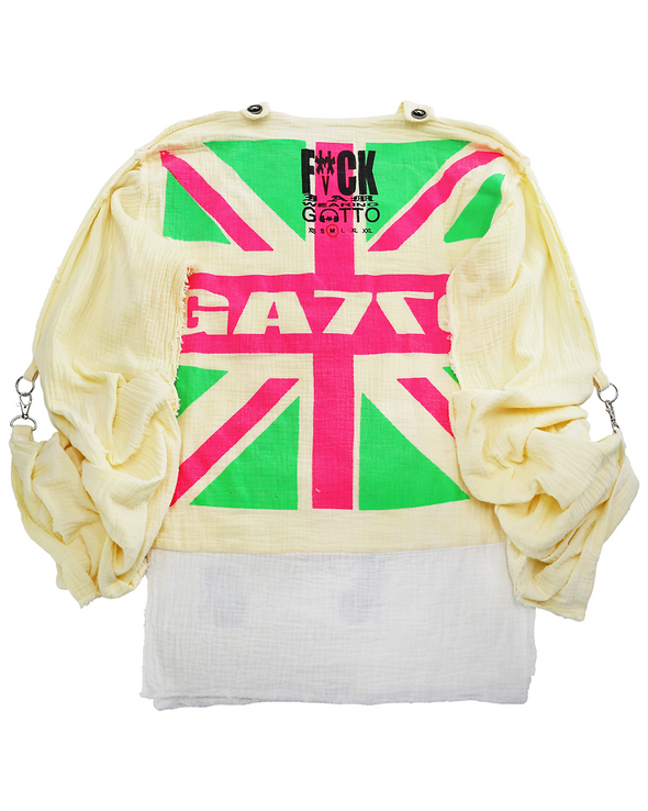 MUSLIN TOP LONGSLEEVE (UNION JACK 2) RADD LOUNGE 限定